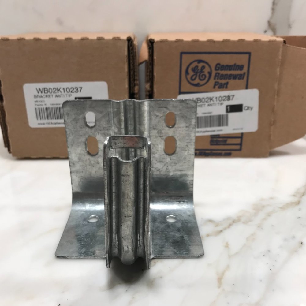 GE RANGE APPLIANCE PARTS ANTI-TIP BRACKET WB02K10237 NEW!